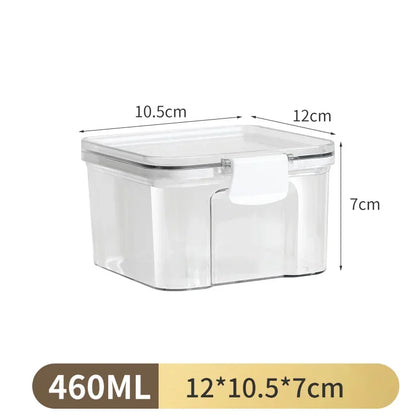 1PC Airtight Sealed Storage Jar – Plastic Grain, Pasta & Seasoning Container | Moisture-Proof Kitchen Organizer Box